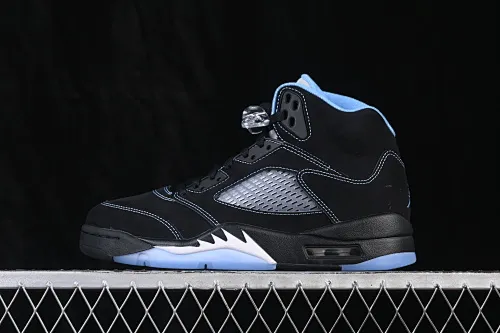 All categories Air Jordan Jordan series basketball shoes Air Jordan 5 GX foreign trade version Air Jordan 5 Retro "Black University Blue" AJ5 Joe 5 University Blue DD0587-008